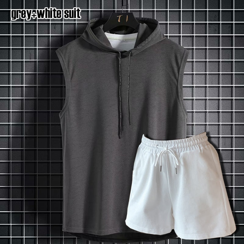 2022 New Fashion Clothing Bodybuilding Muscle Guys Fitness Men Women Hooded Tank Top Vest Sportswear Sleeveless Shirt Hoodie