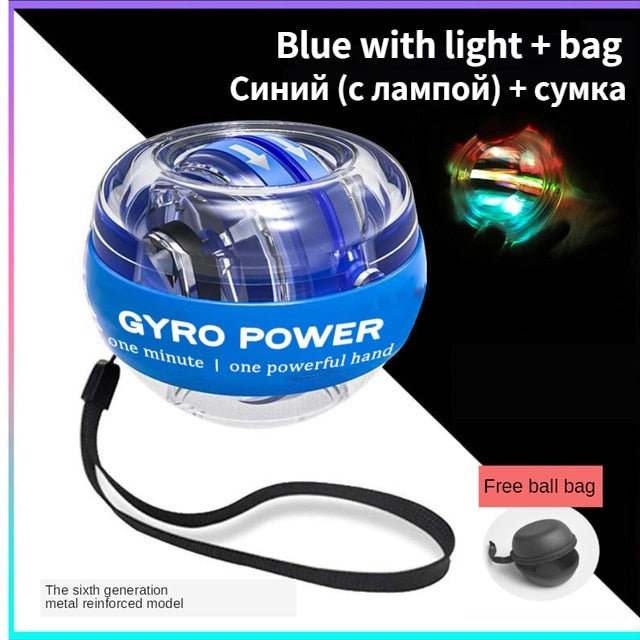 Brand Original Self-starting Gyroscope Powerball Gyro Power Hand Ball Muscle Relax Arm Wrist Force Trainer Fitness Equipment