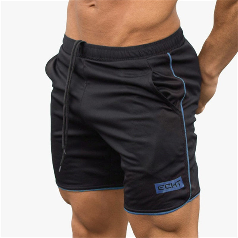 GITF mens gym fitness shorts Bodybuilding jogging workout male shorts pants sport Run Breathable Quick drying Mesh Sweatpants