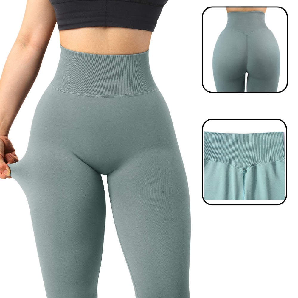 Women Leggings for Fitness Yoga Pants Seamless Sport Tights Scrunch Butt Legging Gym Pantalones de Mujer Workout Leggings Women