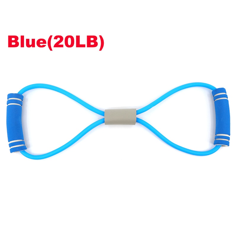 Shape 8 Word Fitness Resistance Yoga Rope Chest Expander Muscle Trainning Elastic Bands for Home Gym Sports Fitness Yoga Strap