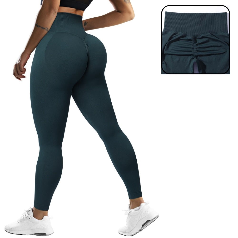 Women Leggings for Fitness Yoga Pants Seamless Sport Tights Scrunch Butt Legging Gym Pantalones de Mujer Workout Leggings Women