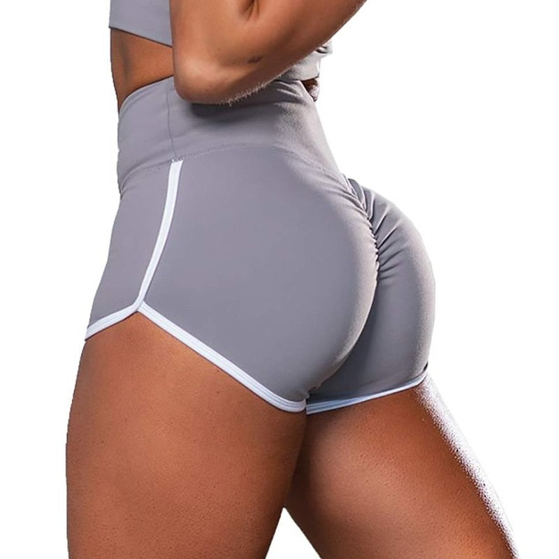 Sports Shorts Women Elastic Seamless Fitness Leggings Push Up Gym Yoga Run Training Tights Sweatpants Sexy Large Women's Shorts