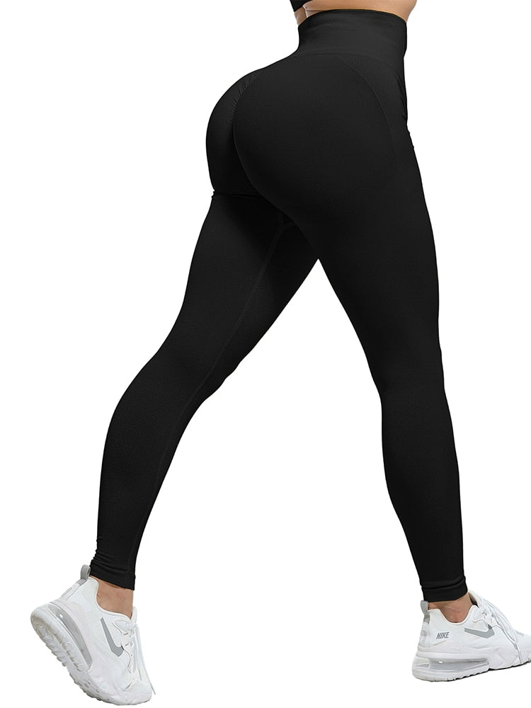 Sexy Women Leggings Bubble Butt Push Up Fitness Legging Slim High Waist Leggins Mujer Seamless Fitness Legging