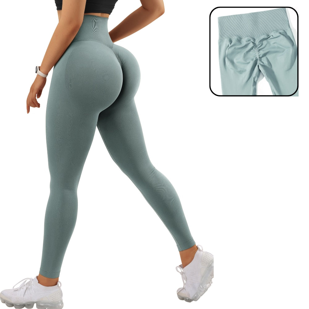 Women Leggings for Fitness Yoga Pants Seamless Sport Tights Scrunch Butt Legging Gym Pantalones de Mujer Workout Leggings Women