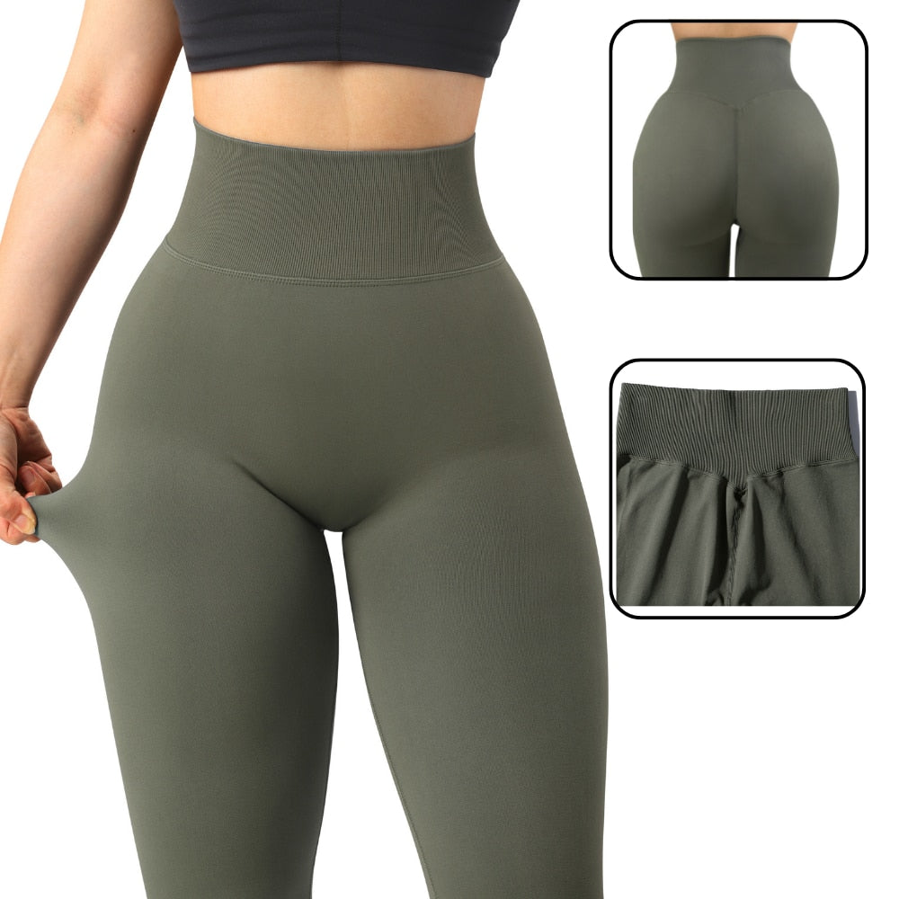 Women Leggings for Fitness Yoga Pants Seamless Sport Tights Scrunch Butt Legging Gym Pantalones de Mujer Workout Leggings Women