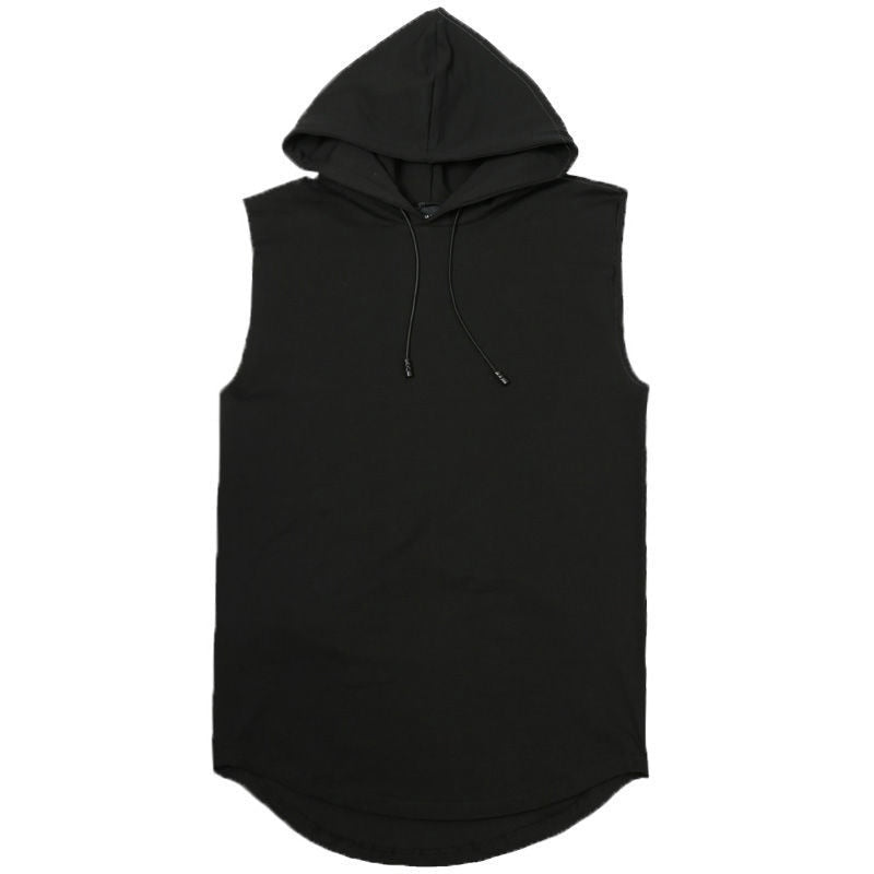 2022 New Fashion Clothing Bodybuilding Muscle Guys Fitness Men Women Hooded Tank Top Vest Sportswear Sleeveless Shirt Hoodie